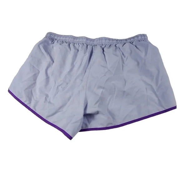 Nike Dri-Fit Womens Running Shorts Medium Integrated Underwear Light Purple - Picture 3 of 7